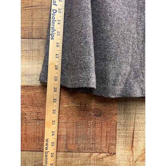 Loft Womens Gray A-Line Skirt Size 10 - Picture 2 of 7